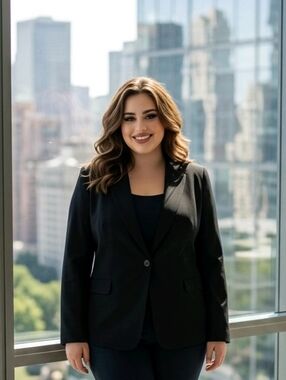 Calvin Klein Black Single-Button Sport Coat